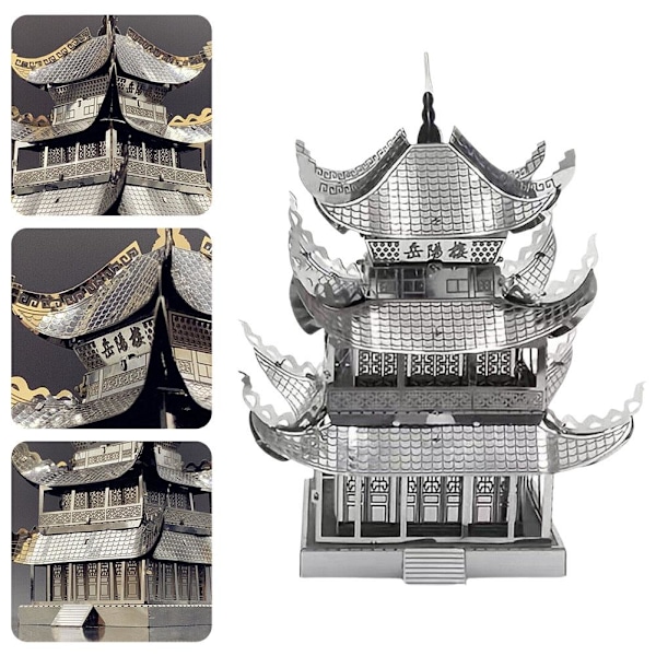 3D Metall Pussel Yueyang Torn Modell Kit DIY Montera A5 Pussel F5A3 Hot Z9R4