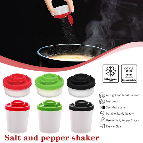 Mini kryddburk salt pepparkvarn resepicknick utomhus kit red M
