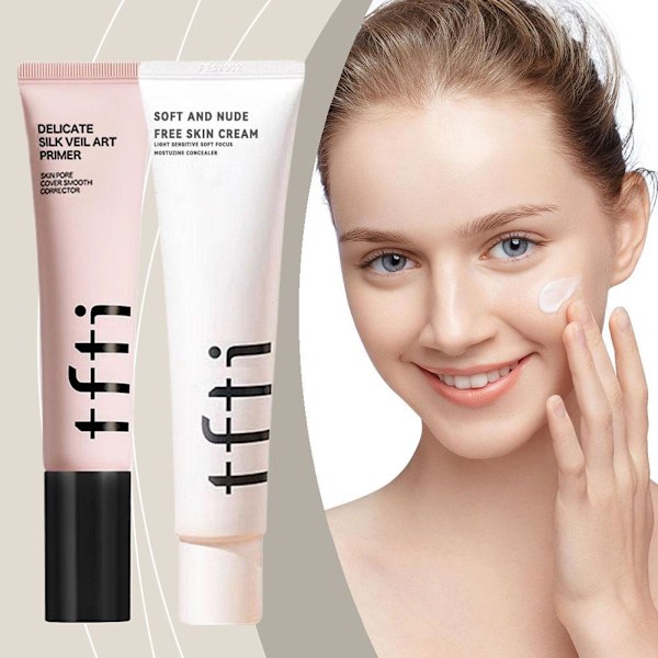 TFIT Delicate Silk Veil Art Primer 30ml 12H Passform & Långvarig K-Beauty. White 1pcs