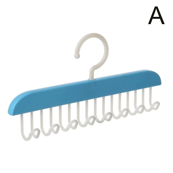 Anti-halk Multi Hook Klädhängare BH-hängare Halsduksorganisatör Krokar Sparar US2024 white 1PC