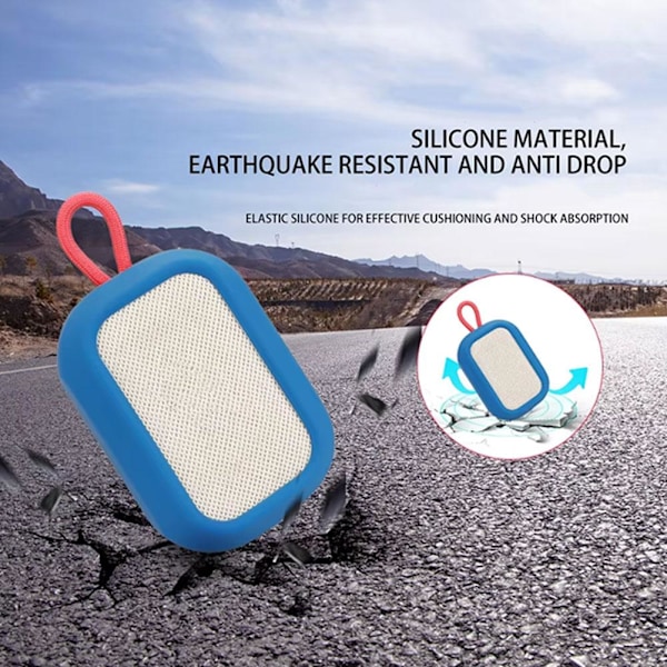 För SoundCore Select 4 Go Bluetooth Högtalare Skyddsfodral Silikonskydd L1N3 Black 1set