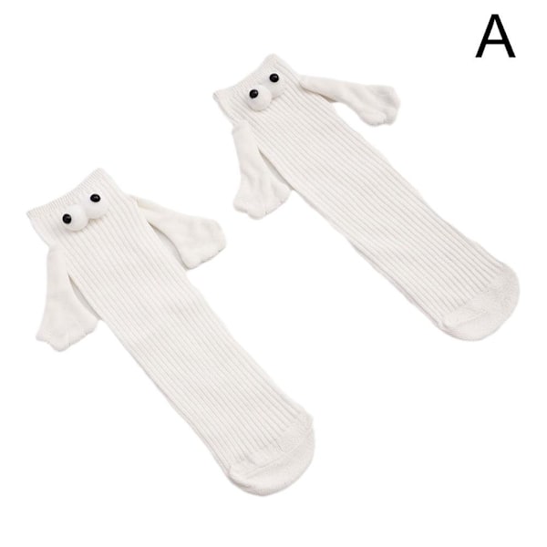Magnetiska Hand I Hand Strumpor 2023, Hand I Hand Strumpor, Barn Händer Håller M0F1 yellow 1 pair