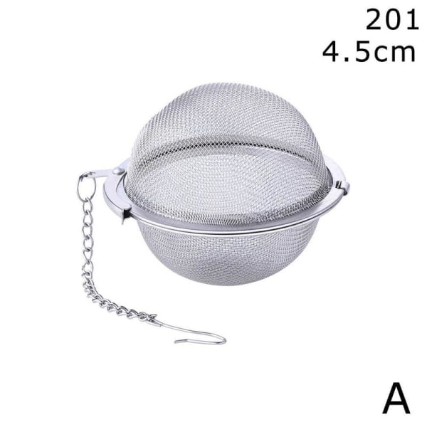 Sil Clip Kryddboll Steel Tepåse Infuser Återanvändbar silver 4.5厘米