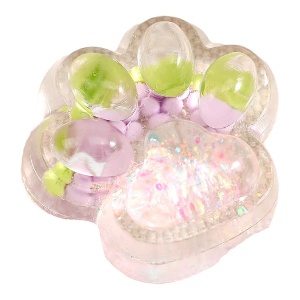 Kattfot Klämleksaker, Kattfot Kläm Silikonleksak, Taba Squish y Paw, Färgglada Paw Squish y Leksaker, Mjuka Klämmar Fidget Leksak För Stresslindring Purple 1pcs