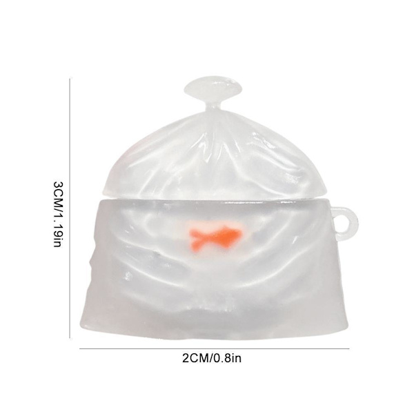 Guldfisk Väska Hörlursfodral Skyddsfodral för AirPods 1 2 3 4 Pro 2nd ✨p AirPods 4 1pcs