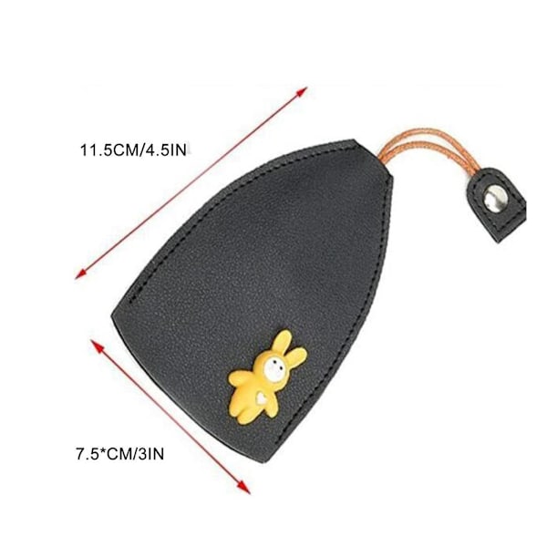 PU Läder Kreativ Utdragbar Söt Stor Kapacitet Bil Nyckelring Nyckel. Red cat One-size