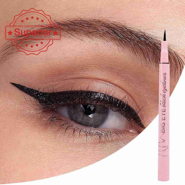 Pink Flash Uppgraderad Flytande Svart Eyeliner Matt Naturlig Långvarig Vattentät Smink Cruelty-free Y4l6
