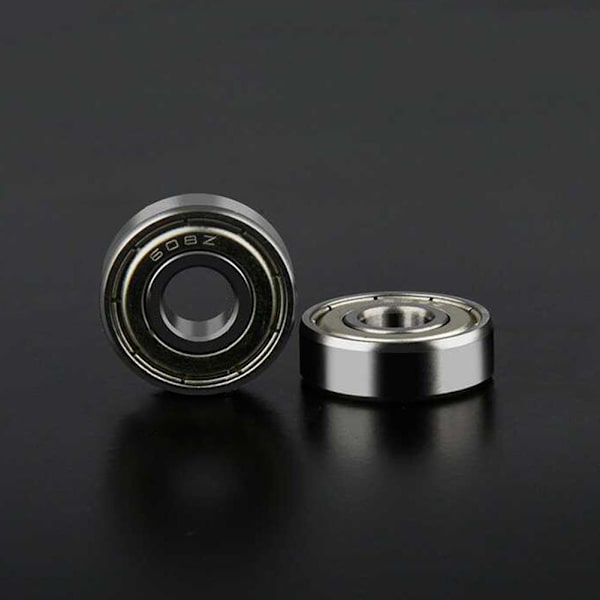 8x22x7mm 608ZZ Miniatyr Kullager Djup-spår USS 1/5/10st Y7Z4 silver6 one-size 10pcs