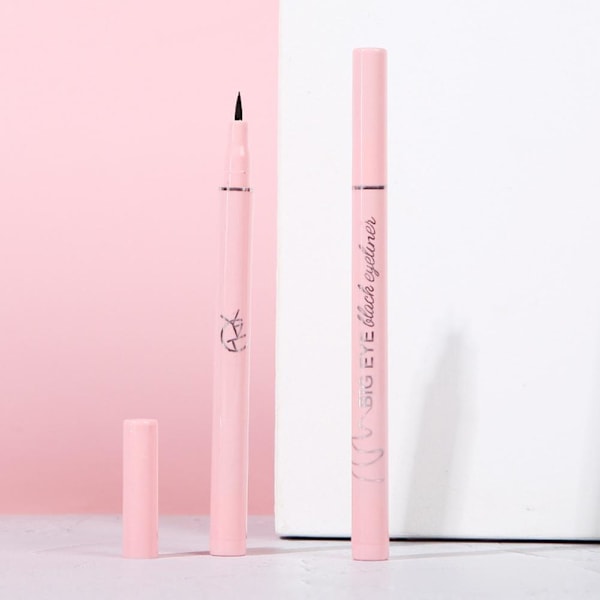 Pink Flash Uppgraderad Flytande Svart Eyeliner Matt Naturlig Långvarig Vattentät Smink Cruelty-free Y4l6