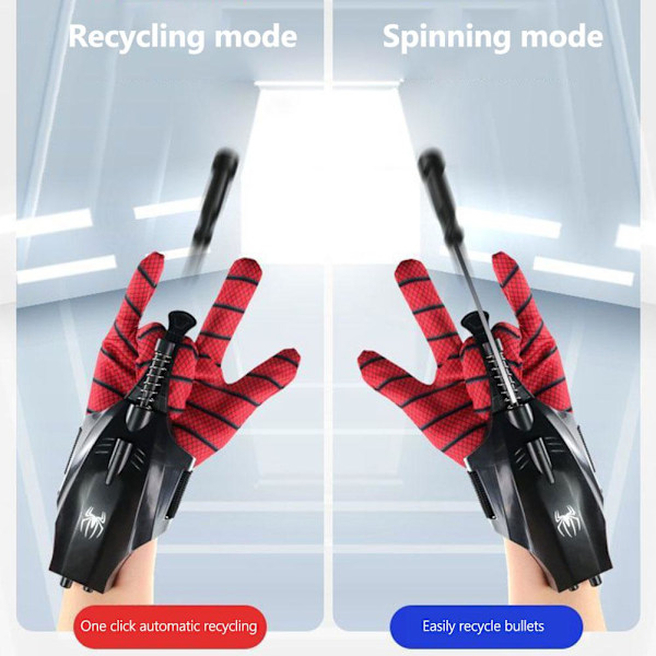 Cosplay Web Shooter Leksak Supercoola Leksaker För Pojke Web Shooter Leksak Siktande Rörelseleksak Presentleksaker För G3j0 black one-size