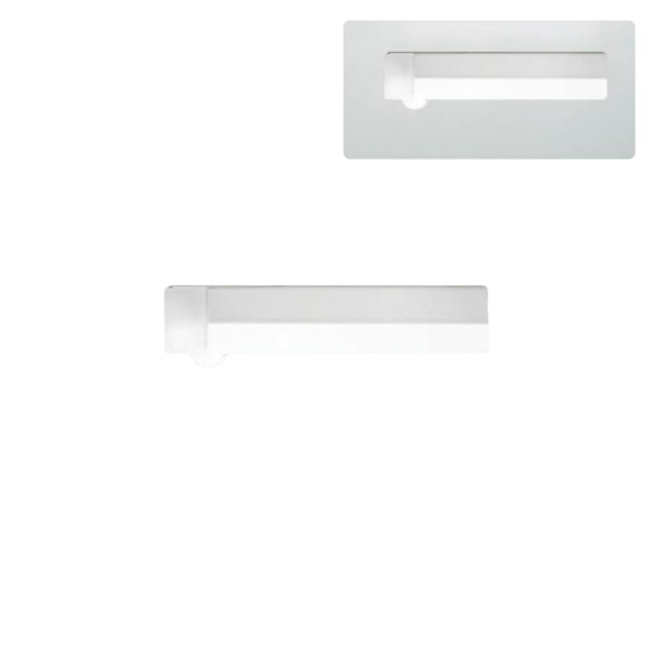 Skåpbelysning LED med Rörelsesensor, Magnetisk, Trådlös, Dimbar, Under Bänkbelysning, Automatisk På/Av, Självhäftande White 10cm