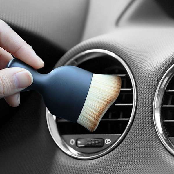 Bil Interiör Rengöring Mjuk Borste Instrumentpanel Springa Damverktyg UK V6G3