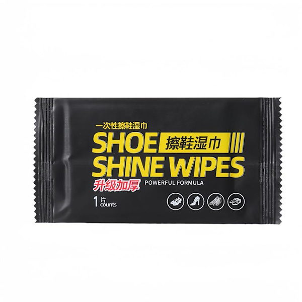 Skorengöringsservetter Snabba Servetter Portabla Sneakers Rengöringsservetter 1/12/30/80st E1Q7 black4 1pcs