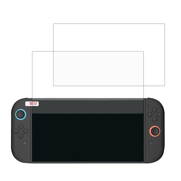 1/2 ST Tempered Glass Skärmskydd för Nintendo för Switch2 Gaming Ny R8 transparentB 2pcs