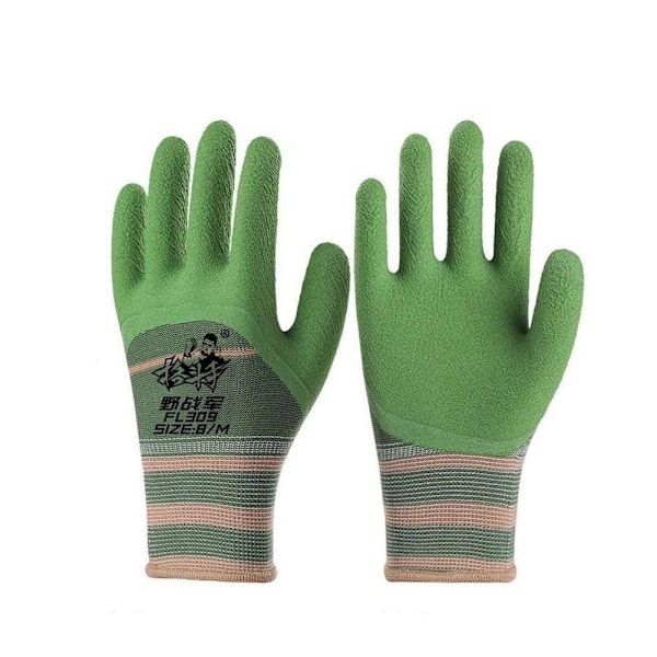 1 par skyddande säkerhetsarbetshandskar färgning nylon mekanikerhandskar C5N9 F9 D1J3 army green 1 pair