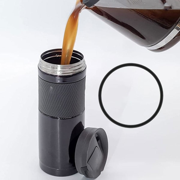 IUYQY 5 st Ersättningsringar i Gummi för Lock Kompatibla med Resemuggar 16oz & 20oz Packningar för Isolerade Rostfria Termosar, Kaffe