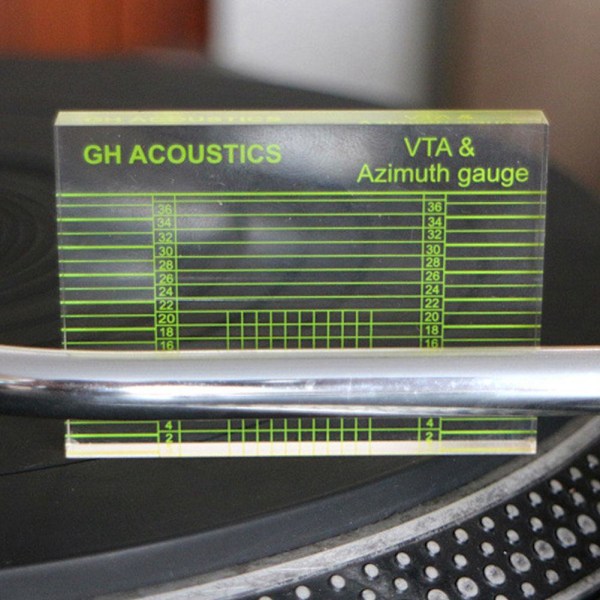 Skivspelare Mätning Phono VTA/Pickup Tonarm Azimuth Linjal◁