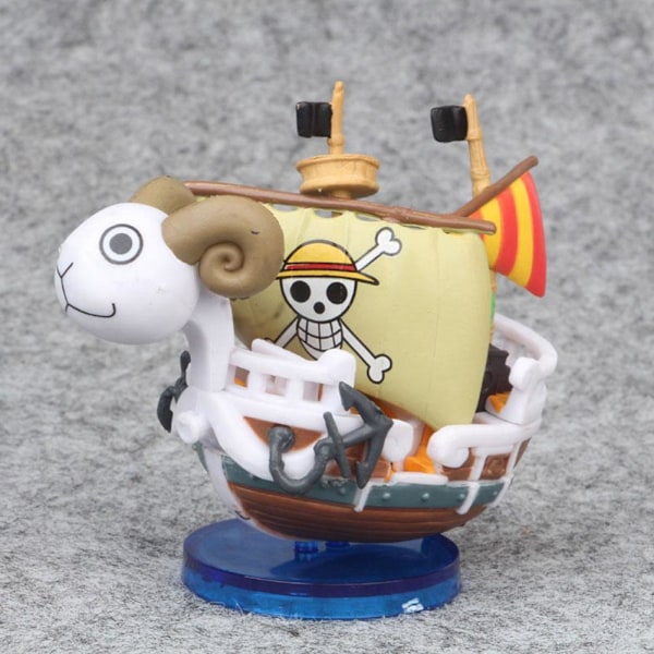 One Piece Anime Thousand Sunny Skepp Bil Dekoration Auto Interiör Sunny 7cm