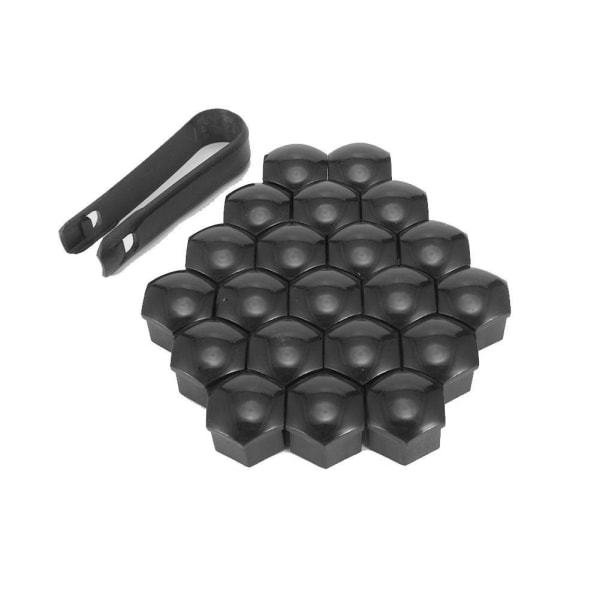 20* Bilnav Cover Hjul Mutter Caps Bult Fälgar Bultar Mutter Prote grey B