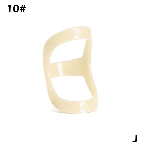 Finger Justerbar Fix Splint Brace Protector Support Ledskada   10 1pcs