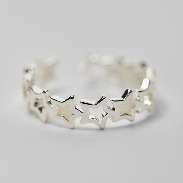 Lysande stjärnringar för par med genombruten design ,σ к{ σв κь д{ бθ {ф т^ ]δ ю _η Green One size