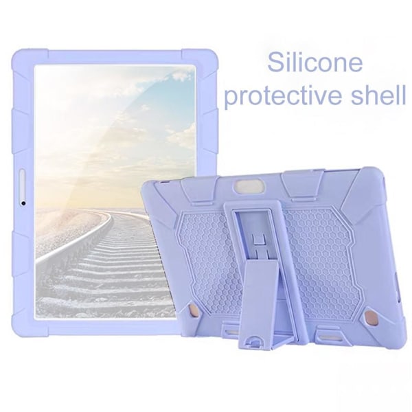 Universellt Stötsäkert Silikon Ställ Fodral för 10.1\" PC Android Lot N9 red One-size