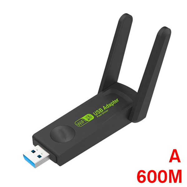 USB 3.0 WIFI-adapter 600/1300 Mbps Trådlös Dongel Dual C9M7 2.4G/5G Antenn Ny 1300M one-size