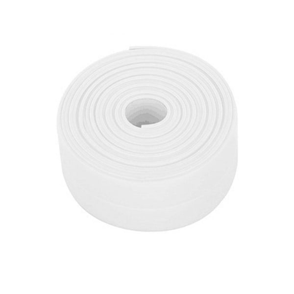 Vattentät Tätningsremsa Anti-mögel Badrum Kök Badkar Dusch Handfat Dörr E5I5 white one-size
