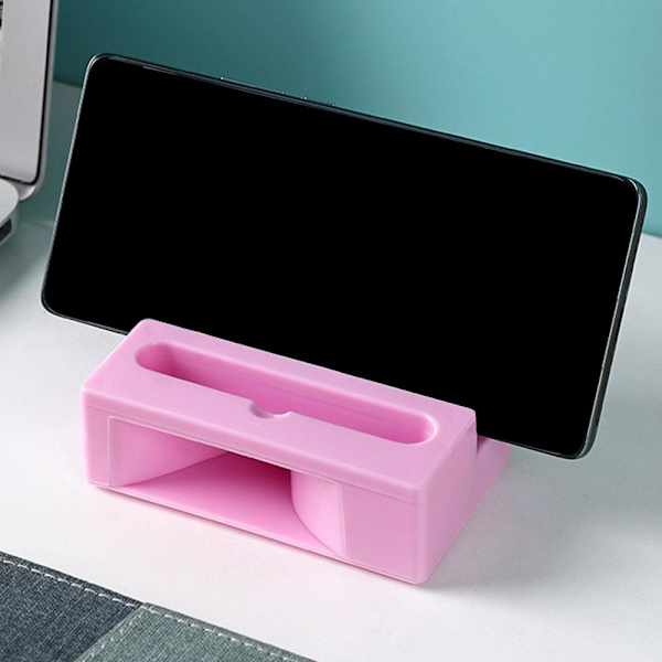 Bärbar Mobiltelefonhållare Ljudförstärkare Högtalare Skrivbord Z3D2 Green 1pcs