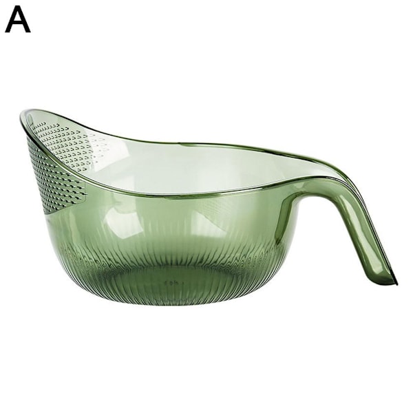 Köksris Tvättmaskin Ris Sil Dräneringskorg Hushållsartiklar Transparent color 1pcs
