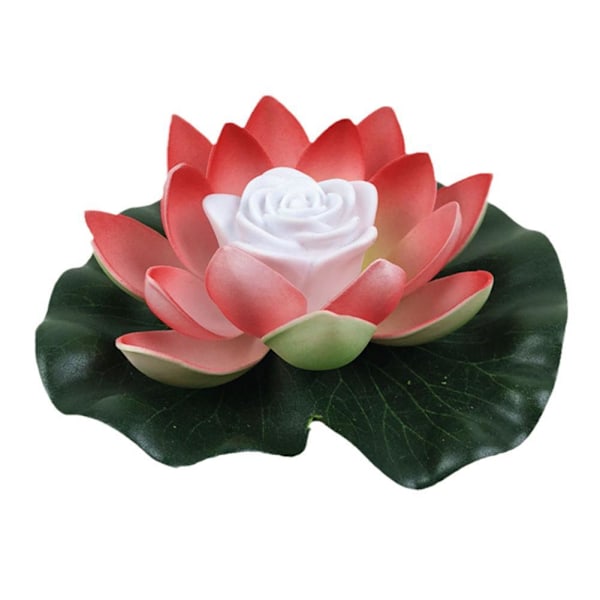 LED Flytande Blomlampor Ljus Trädgård Fontän Pool Dammlampa W white 18cm