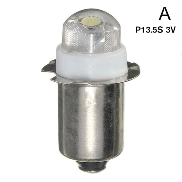 P13.5S LED Ficklampslampa 3V 4.5V 6V DC-Glödlampsersättning Ficklampslampor AU 3V cool white