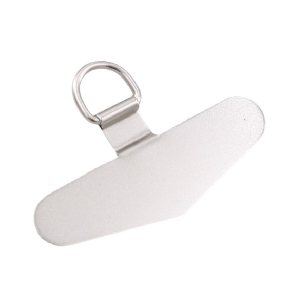 Telefonremmar i rostfritt stål, packning, universell, ultratunn, hållbar flik D5 silver one size