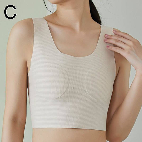 Korsett Underkläder Kort Väst Fixerad med Bröstkudde Omlindad Tunn Ch Q2B2 complexion XL