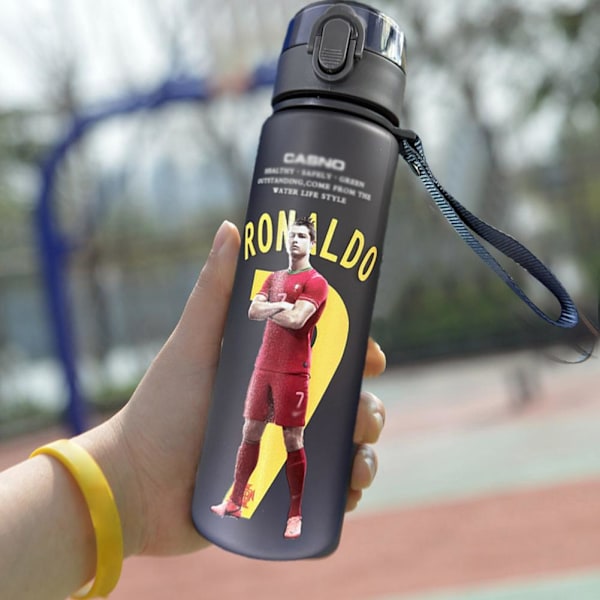 Ronaldo Vattenflaska Premium Protein Shaker Blender Sportflaska Flaska Bpa Fri Vattenflaska V4j5 C 560ml
