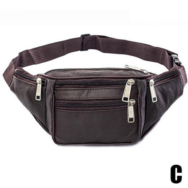 Herr Äkta Läder Clutch Väskor Business Kohud Plånböcker Dragkedja Handväska Skinn Mobilväska Man J8d0 coffee One-size