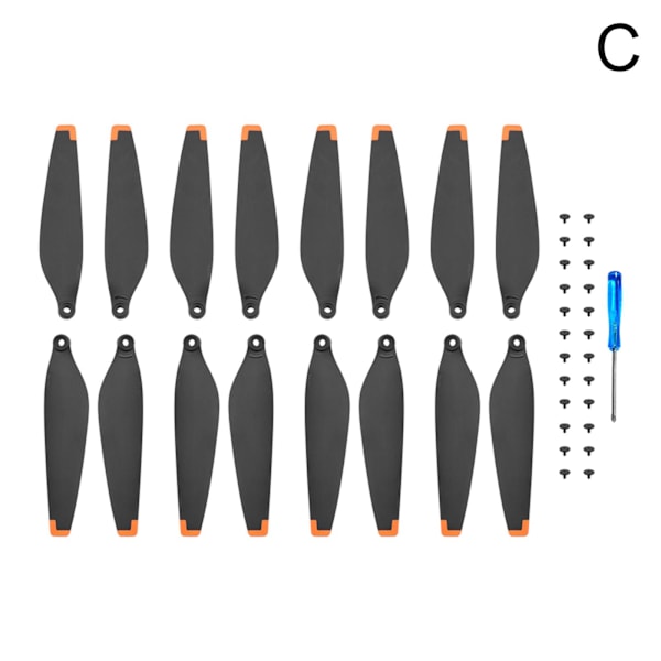 1-4 par snabbkopplingspropeller för DJI Mini 3 Pro RC Dr orange four pair