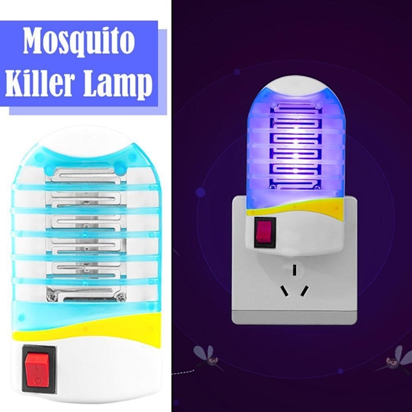 LED Elektrisk UV Myggdödarlampa - Flug Insekt Q Fälla Zapper H2F4