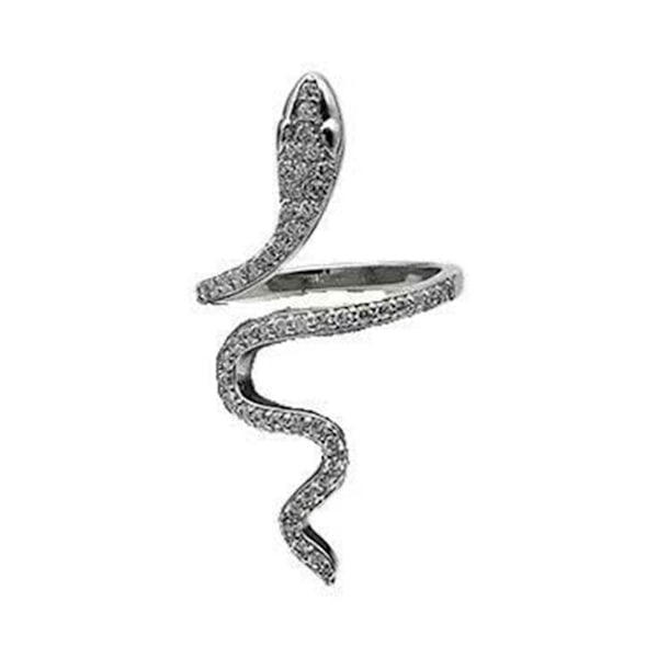 Ormringar Cubic Zirconia Smycken För Kvinnor Fest Justerbara Ringar Gåva U0N3