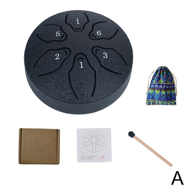 Regntrumma för Utomhus Trädgård, Regntrumma för Utomhus När Det Regnar, Stål Tongue Drum Regnklocka, Regntrumma för Utomhus, Mini Handpan Trumma In green onesize