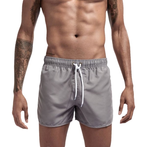 Badshorts för män Sommarbadkläder Man Baddräkt Surfbräda Man C grey XXXL