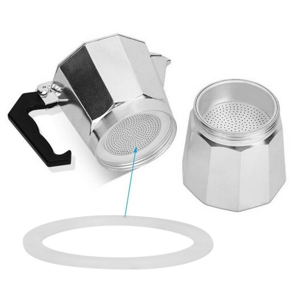 Ersättningspackningstätning för kaffekanna Espresso Moka Stove Silic 3  cup One-size