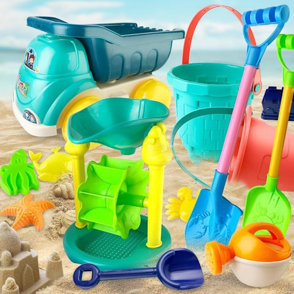 Strandleksaker för barn Hög kvalitet Säker Hållbar Sommar Vattenleksaker Leka Gräva Sand S6i5 C 8PCS 1set