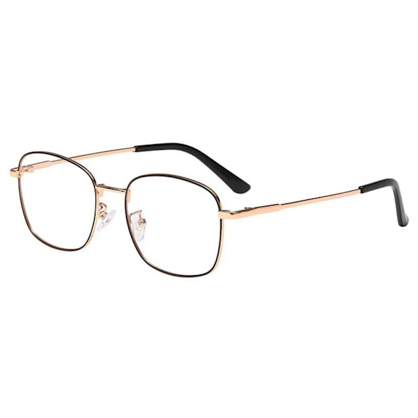 Fotokromiska solglasögon Datorglasögon Metallram Anti ra  black+rose gold one-size