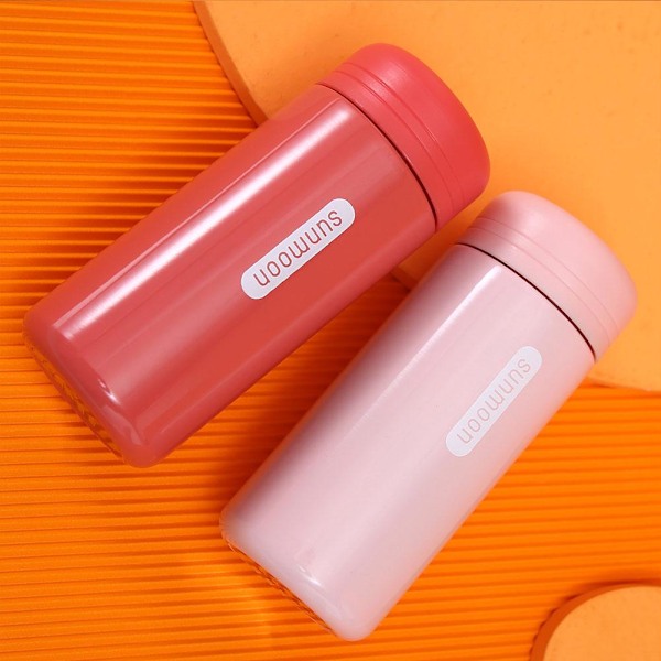 304 Rostfritt Stål Mini Termosflaska 150ml Vakuumflaska Te Enkel Isolerad Rese Ficka N7 Pink 150ml