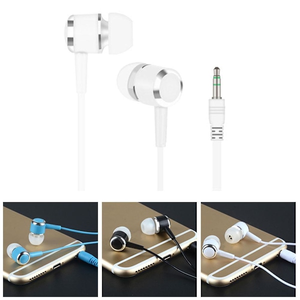 3,5 mm HIFI Super Bass-headset In-Ear-hörlurar Stereo-hörlurar blue One-size