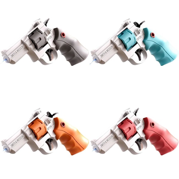 Vänster hjul mekanisk kontinuerlig vattenspray vattenstänk festivalleksak K R3B1 Red 1pcs