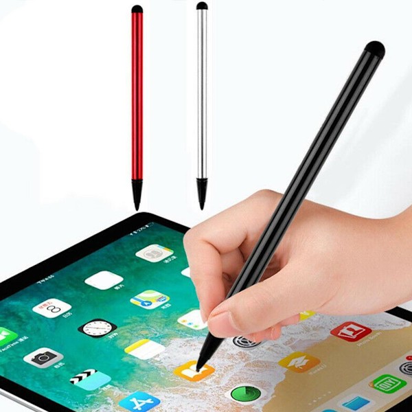 Universal Aktiv Stylus Touch Screen Penna För IOS Android Telefon Surfplatta silver One-size
