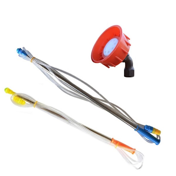 3,6m/4,2m/2,6m Utdragbar Sprutstång Rostfritt Stål Tryck Trädgård Vattenspray Spruta J0H3 whiteC 2.6m
