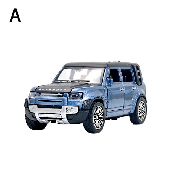 1:36 Land Rover Defender Suv Diecast Legering Metall Lyxbil Modell Dra Tillbaka Bil För Barn H9l7 green one-size